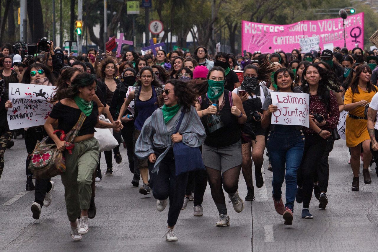 Marcha por el feminicidio de Ingrid Escamilla, 14 de febrero de 2020. Foto: Quetzalli Nicte Ha González